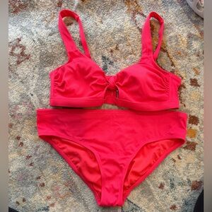 Xhilaration Bright Pink Bikini Set